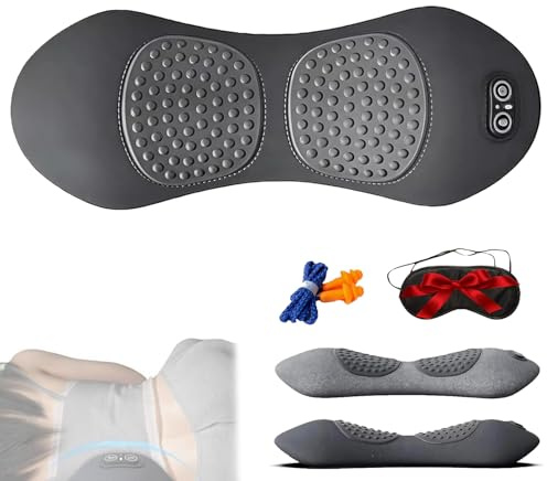 3 In 1 RüCkenmassagegeräT Zentira, Back Massager with Traction, Vibration & Heat, Ergonomic Massagekissen Rücken für Unteren Rücken, Nacken (BH)