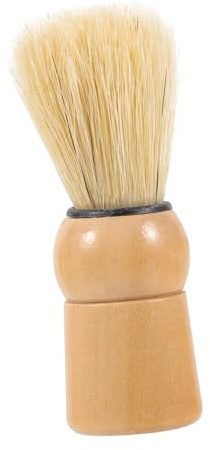 TOYZFRIENDY Wiederverwendbare Bartbürste Holz mit Wildschweinborsten Herren Bartpflege Rasierpinsel für Reisen und Salon mit Schaumfunktion