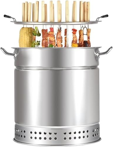 Tragbarer Smoker Grill Fass für Outdoor und Indoor Grill