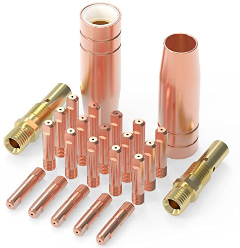 YESWELDER MIG Welding Gun Kit .030 Tip-Nozzle-Diffuser for Lincoln Magnum 100L and Tweco Mini/#1 (.030 Accessory Kit)