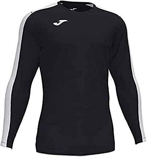 Joma Homme Academy T shirt manches longues, Noir/Blanc, M EU