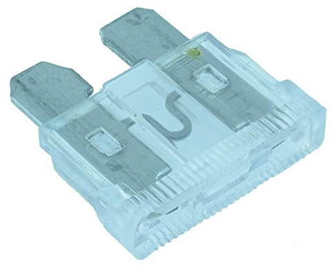 Fusible de hoja estándar transparente de 25 A, reemplazo para automóvil (Paquete de 10)