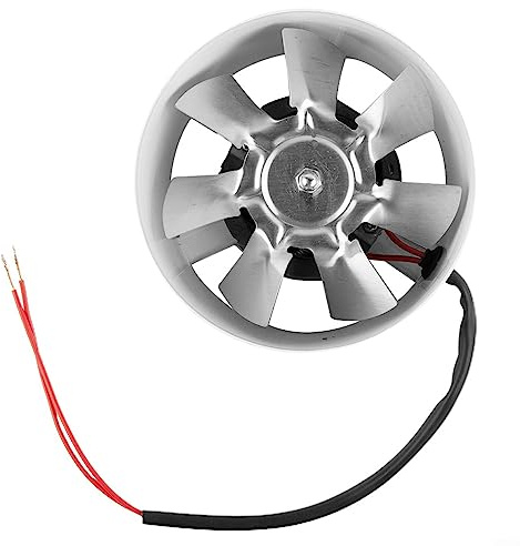 SPORTARC Inline-Abluftventilator, Rauchabzugskanalventilator, geräuscharmer Inline-Kanal-Booster-Abluftventilator, 100-mm-Abluftventilator für Küche und Badezimmer, Weiß