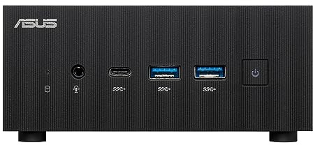 ASUS Mini PC PN52 (S5140AD) Ultra-compact with AMD Ryzen 5 5600H and Integrated Radeon Graphics, supports Quad-4K displays and 8K resolution, 2x PCIe Gen3 x4 M.2 PCIE 256G G3 SSD, 2.5 Gb LAN, WiFi 6E