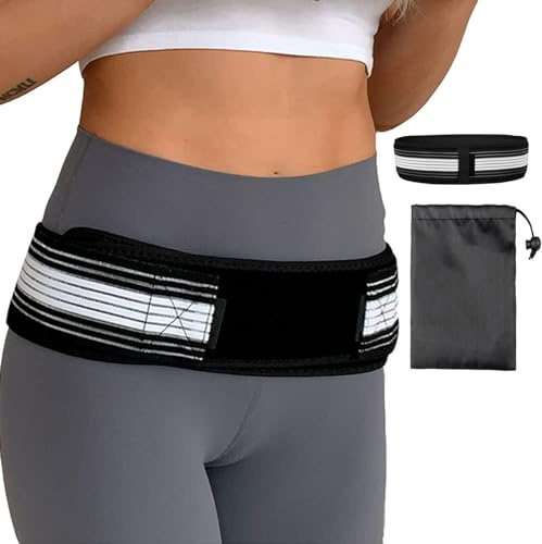 AWAVM Sacroiliac SI Joint Support Belt Sciatica Pain Relief,Brace Lower Back Support Hip Sciatic Nerve Pelvis Lumbar Pain Relief Devices,Back Support Belt for Women and Men (S)