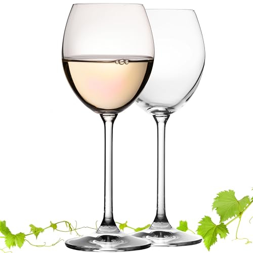 IMPERIAL glass Weißweingläser 250ml 'Venedig' Set 2-Teilig Riesling Glas aus Crystalline Glas Weingläser Spülmaschinenfest