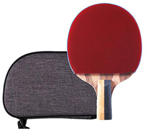 Pingpong-Schläger Pingpong-Schläger Pingpong-Schläger Single Shot Professioneller Schläger Tischtennisschläger mit Schlägerhülle Tischtennis-Schläger-Set