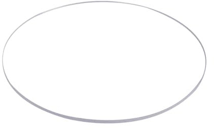 DryiC Acryl Platten Glas Acryl Panel Display Block Rund, Geeignet Für Modelldekoration, Dicke 2mm,Diameter:11cm