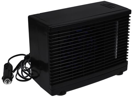 ULTECHNOVO Portable Car Air Conditioner Evaporative Cooler for Car Window Cooling Fan Water Ice