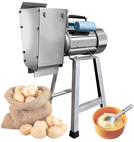 LYFDPN Schiacciapatate Professionale, Schiacciapatate in Acciaio Inossidabile per Purè di Patate Pressa per Alimenti con Albero e Ingranaggio per