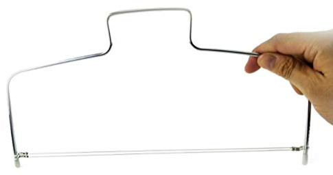 Cake Leveller, Layer Cutter Wire, Cake Cutter Leveler Cake Slicer with Stainless Steel and PVC Frame, for Wedding Birthday Layer Cakes