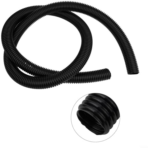 Homeponnew Tubo flessibile per aspirapolvere, diametro interno di 32 mm, flessibile e robusto materiale EVA resistente all'usura, rimuove efficacemente sporco, polvere e detriti, facile installazione