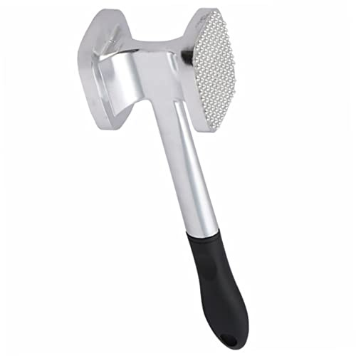 Hemobllo Martello Carne Bifacciale Alluminio Inteneritore Carne Professionale con Lungo Facile da per Cucina Domestica e Ristoranti