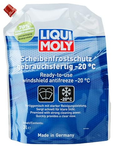 LIQUI MOLY Scheibenfrostschutz gebrauchsfertig 3 L, Art.-Nr. 21677 I Frostschutzmittel Scheibenwaschanlage für eine klare Sicht I Temperaturen bis ca. -20 °C I LED- bzw. Xenon-Scheinwerfer geeignet