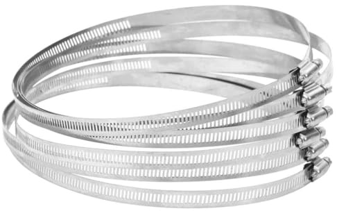 vidaXL Schlauchschellen 6 Stk. 91-220 mm Edelstahl 304