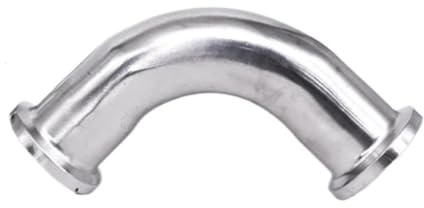 0.5 1.5 2 2.5 3 3.5 4 Tri Clamp 90 Degree Elbow Stainless Steel Sanitary Pipe Fitting Connector(SUS304,90 Degree Elbow_102MM OD K119MM)