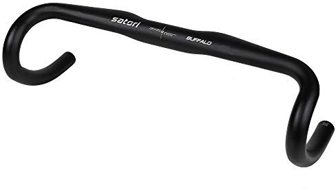 Satori Buffalo Road Bike Bicycle AL6066 Fixed Gear Aero Handlebar Drop Bars Clamp Size 31.8mm - Width 420mm