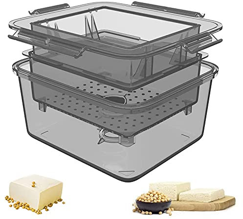 Molde Tofu Hacer Queso Tofu Fabricante Tofu Tofu Prensado Prensa Escurridor Bandeja Recolectora Agua Prensa Queso Escurridor Queso Prensa Casera Tofu Máquina De Tofu De Caja De Molde De Plástico