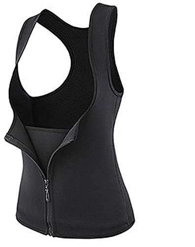 FANFENG Trainer De Cintura Neoprene Sauna Belt For Mujeres Entrenamiento De Pérdida De Peso Termo Empuje Up Entrenador Estómago Chaleco Delgado Shaper (Color : Black, Size : L/Large)