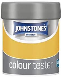 Johnstone's - Paint Tester Pots - Wall & Ceiling Paint - Crushed Pineapple - Emulsion - Easy to Apply - Dry in 1-2 Hours - 75ml