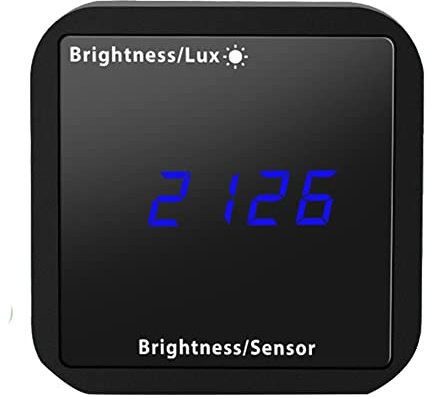 Seprendi Tuya WLAN-Licht-Sensor, mit Anzeige zur Erkennung von Feuchtigkeit und Temperatur, Verbindung von zu Hause