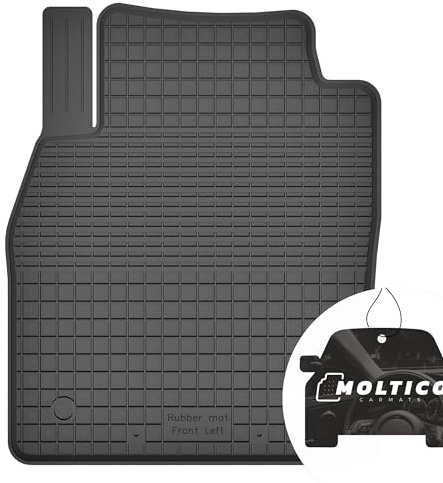 moto-MOLTICO Fahrer Gummimatten Auto, 1-teiliges Set, Allwetter Gummi Fußmatten mit Rand, Antirutsch & Wasserfest Autoteppiche - passend für Opel Insignia A 2008-2017