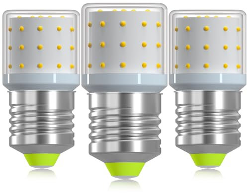 E27 LED Lampe Warmweiß, 6W 806LM Edison LED Glühbirne E27 Ersatz 60W Halogenlampe Energiesparlampe Kleine LED Klar Hell AC100-265V Nicht Dimmbar Leuchtmittel für Schlafzimmer Wohnzimmer,3er-Pack
