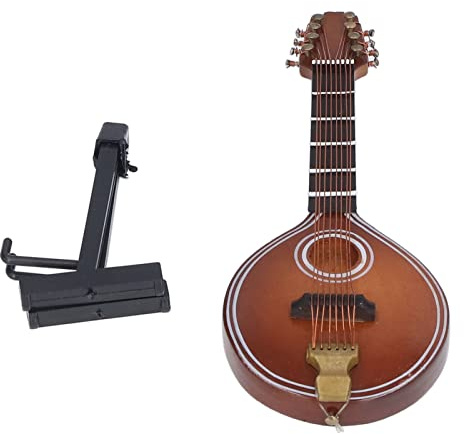 Mini Instrument de Mandoline Fait à la Main, élégant Modèle de Mandoline à 8 Cordes, Décoration de la Maison