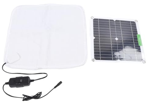 Annadue Heizdecke für Auto, 12 V Tragbare Solarpanel Decke mit Schneller Erwärmung, Weiche Beheizte Reisedecke für Outdoor Camping, Heizdecke für Pat