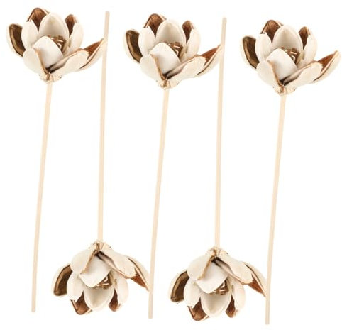 BEBEMOKO 5stücke Aroma Diffuser Stäbchen Kunstblumen Für Ätherische Öle Luftbefeuchter Und Dekoration Geeignet Für Zuhause Hochzeit Feiertage Und Besondere Anlässe