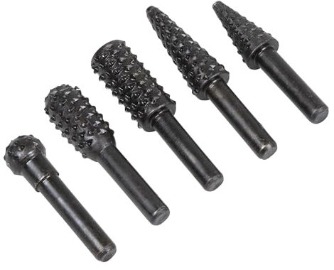 Sealey Rotary Burr Rasp Drill Bit Set 5pc - RWBS5