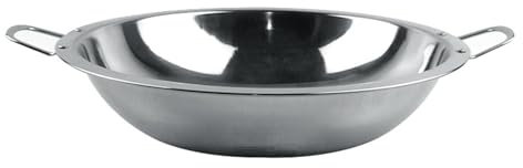 TUKRPQMRI Marmite en acier inoxydable, marmite de cuisson for soupes, pâtes, légumes avec double poignée for usage domestique et professionnel /51