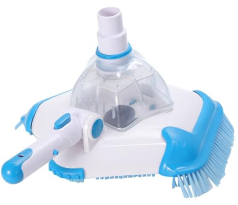 ARTSEWPLY 1 Pieza Limpiador de Piscina de Cabezal Pentagonal de Vacío Herramienta de Limpieza para Fondos de Piscina Cepillo Color Aleatorio