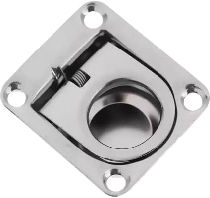 D Rings Robust – Ring for Load Securing Pack of 2 Robust Stainless Steel for Outdoor Sports Boats Yachts