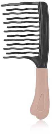 Brosse à Cheveux Bouclés, Doubles Dents Ondulées Peigne Démêlant Humide Brosse à Cheveux Lisse Peigne Coiffant pour Femmes et Hommes, Long, Épais, Sec et Humide, Cadeau