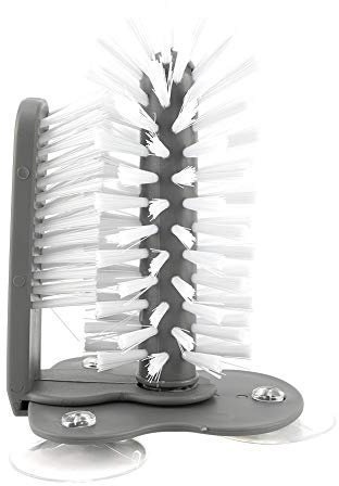 Respicefinem 360 Degree Glass Cup Brush Cleaner Washer Kitchen Cleaning Tool With Suction Cups Bar Ideal For Cleaning Various Glassware In Kitchen Settings Made