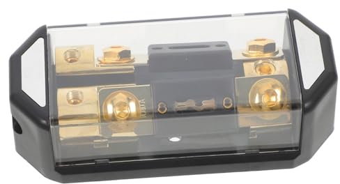 VALICLUD Portafusibile per Amplificatore Auto Blocco Fusibili Audio Vie Supporto Alta Potenza Installazione Semplice per Auto e Apparecchi Audio