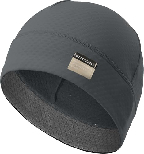 OTTERSHELL Thermal Lightweight Skullcap - Breathable Beanie for Running, Skiing, Outdoor Sports & Casual Everyday Wear (Dark Gray)