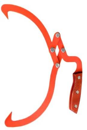 Pinzas para registro - Acero inoxidable de 20 pulgadas | Agarre manual para troncos, alicates manuales para madera para levantar, mover y manipular troncos, ramas y maderas | Herramienta forestal para