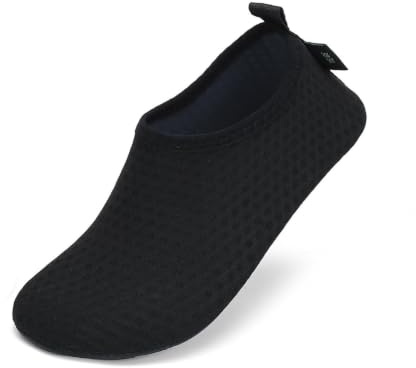 Water Shoes Kids Toddlers Beach Swim Shoes Non-Slip Quick Dry Mesh Kids Barefoot Aqua Socks for Swimming Pool Surfing