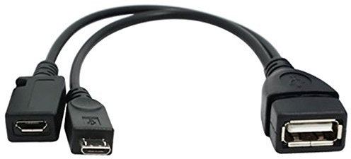 TV xStream 6 Inch USB OTG Cable for Firesticks 4K/4K Max/Cube/Lite/2nd Gen, Android Devices and Host Devices, Universal Micro Power Enabled Adapter