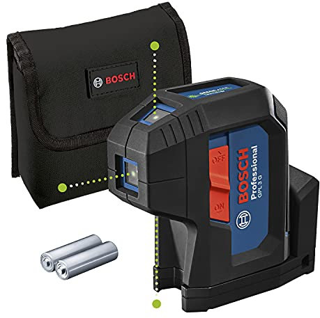 Bosch Professional 3 Point Laser GPL 3 G (green laser, Working range: up to 30 m, Pouch)