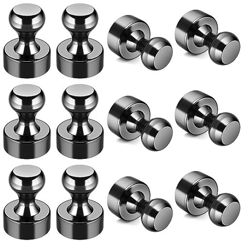 Grtard 12er Pack Kühlschrankmagnete für Whiteboard, Neodym-Kühlschrankmagnete, Pinnwandmagnete Perfekt für Kühlschrankmagnet, Büromagnete, Whiteboard-Magnete, Kartenmagnete.