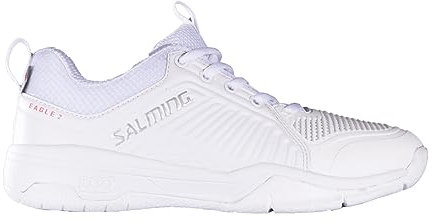 Salming Eagle Damen Squash Schuhe, Weiss/opulenter Garten, 37 EU