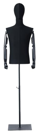 Schneiderpuppe Verstellbar Wird mit Einem Stabilen Metallsockel Geliefert, Flexibler Simulationsmanipulator, Schneiderpuppe Anwendbar auf Kleiderständer, Boutique, Bekleidungsgeschäft ( Size : Square