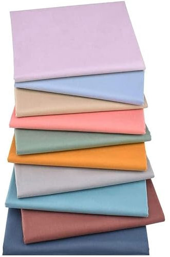 Bastelset Baumwollstoff, Patchwork Stoffe Paket (50x40cm) 7 PCS Stoffpaket Baumwolle Stoff Zum Nähen DIY Stoffstücke set für kinder mädchen Junge（Type D)