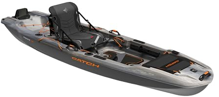 Pelican Catch Mode 110 - Angler Fishing Kayak with Lawnchair seat - 10.5 ft