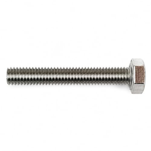 DAUMLINK Sechskant-Maschinenschrauben DIN 933 Edelstahl A2 – 25 Stück – Vollgewinde Schrauben mit Sechskantkopf – Verschiedene Abmessungen (M6X40)