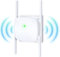 WLAN Verstärker 1200Mbit/s Dualband Repeater, 5GHz & 2.4GHz mit WPS, Internet Verstärker Kompatibel Allen Geräten, Range Extender mit LAN/WAN Port