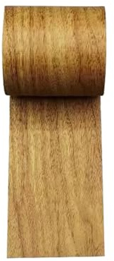 Aartner Holzoptik Klebeband, 5.37cm(B) x 4.57m (L) Holzoptik Folie Selbstklebend, PE+ Stoffe Klebefolie Eiche Rustikal für Weichsockelleiste, Türen Bordüre, Wände Tapeten, Möbel (1, C)